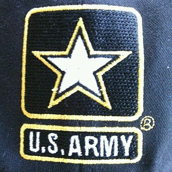 United States Army Logo Military Ball Cap Adjustable Embroidered Black Hat Star - Picture 3 of 16